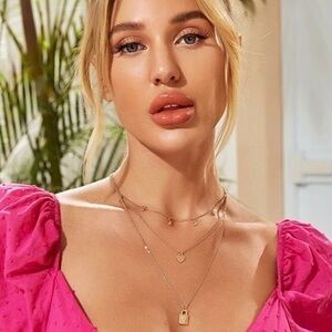 3/$30 💛 Multi Layered Charm Necklace